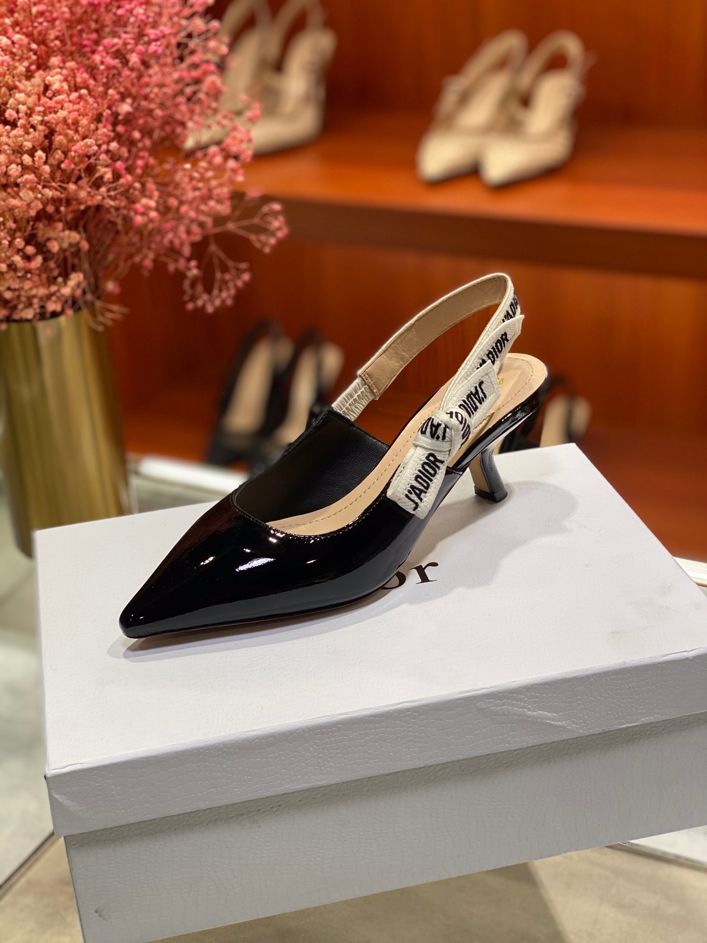디올 J`a dior 슬링백 힐 (굽1.5cm/6.5cm/9.5cm) 