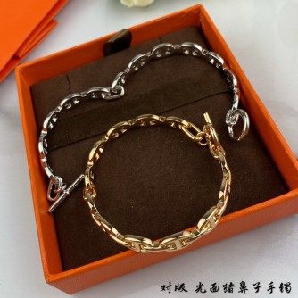 에르메스 돼지코 팔찌 (V-gold소재) (컬러 옐로우골드, 화이트골드)