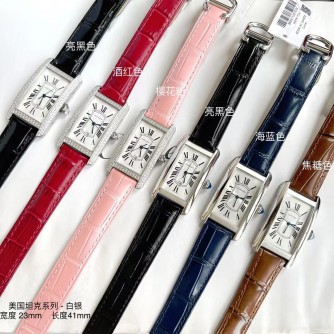 까르띠에 탱크 아메리칸 워치 남성용 (6COLOR) (20mm/23mm)